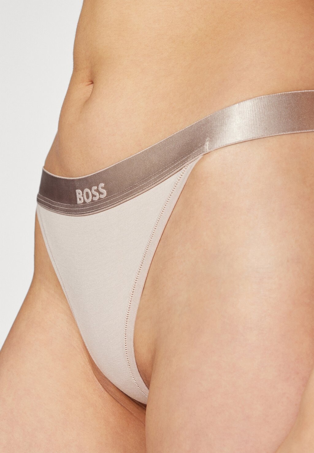 

Стринги BOSS, бежевый