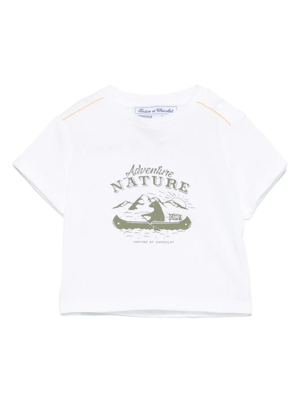 

Футболка с принтом Tartine Et Chocolat, белый