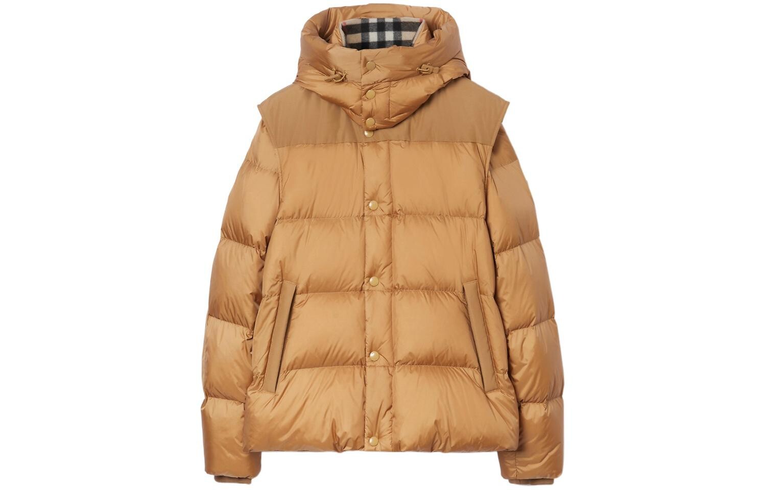 

Пуховик мужской бежевый Burberry, цвет Apricot
