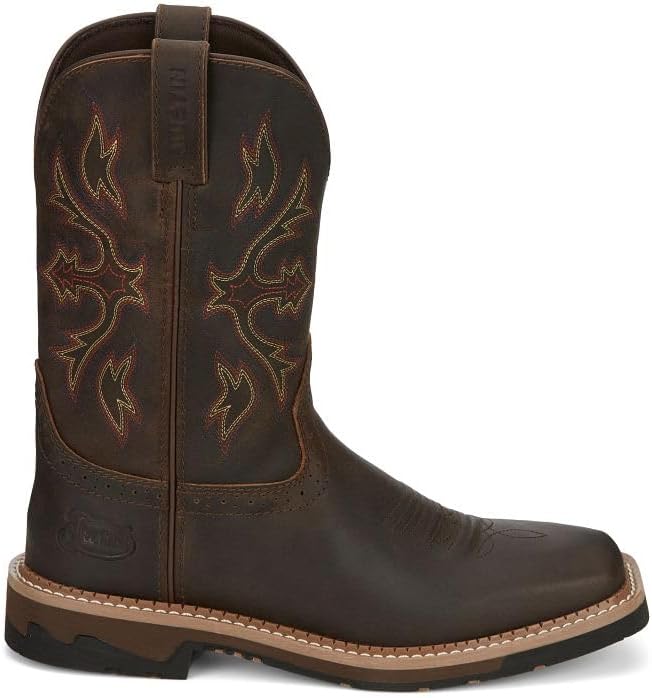 Мужские сапоги Justin MJ1500 Flash, высота до середины голени 11, Walnut — фото 2