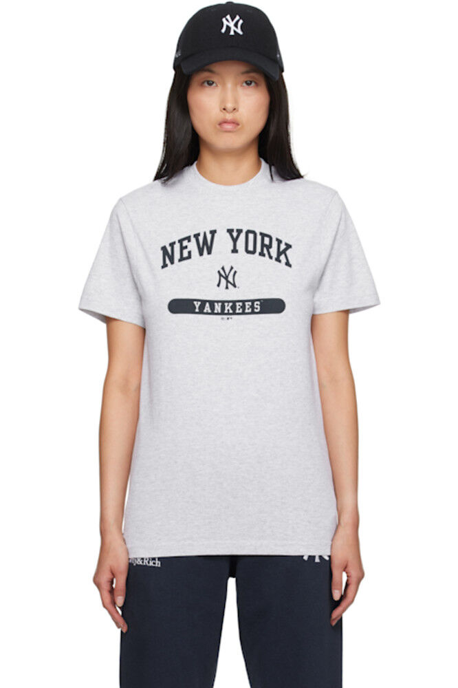 

Серая футболка Yankees League '47 Edition Sporty & Rich
