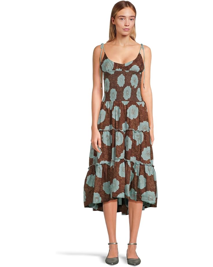 

Платье Free People Adriel Midi, цвет Nutmeg Combo