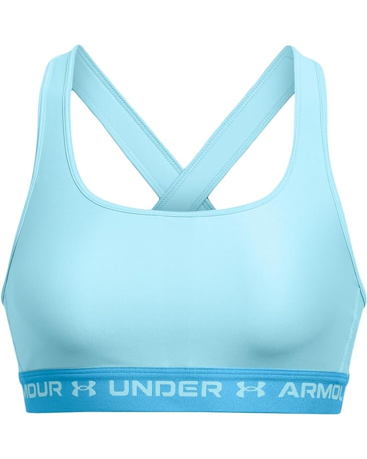 

Бюстгальтер Under Armour Cross-Back Mid, цвет Sky Blue/Capri/Sky Blue