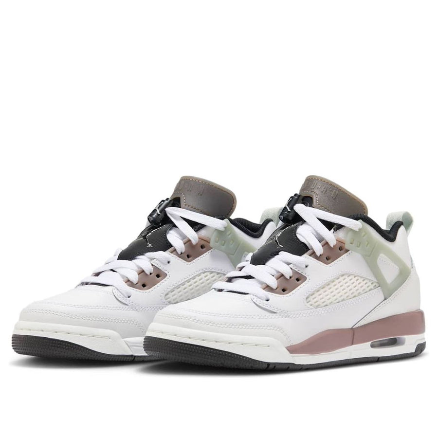 Кроссовки (GS) Air Jordan Spizike Low 'Cave Stone', белый — фото 3