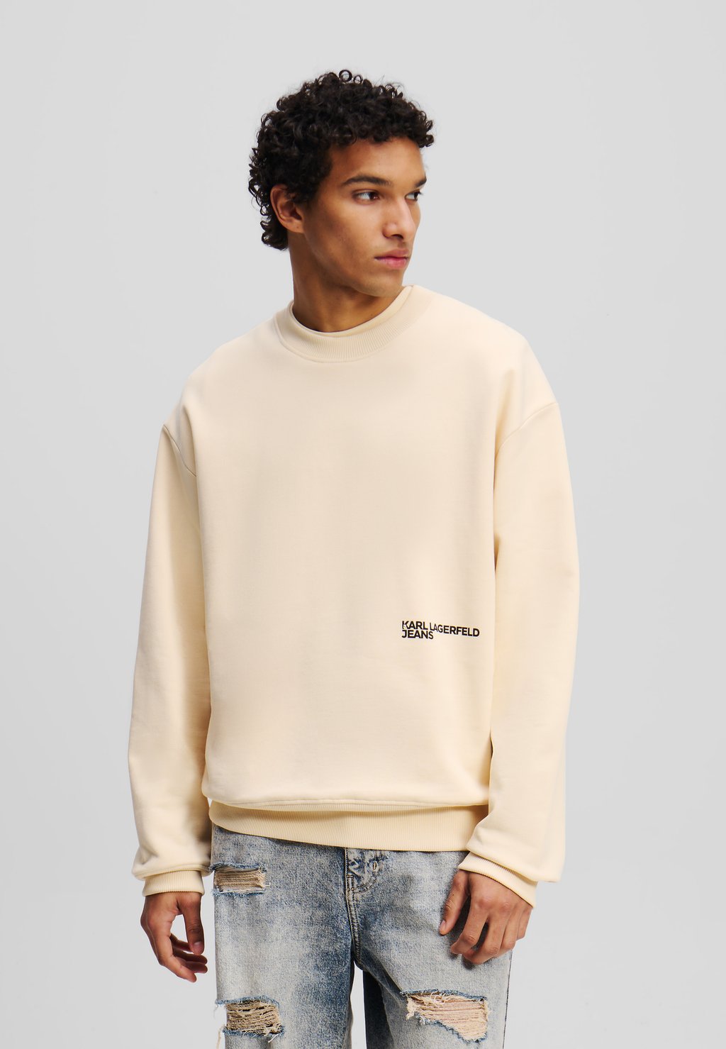 

Толстовка RELAXED SHIBORI Karl Lagerfeld Jeans, бежевый