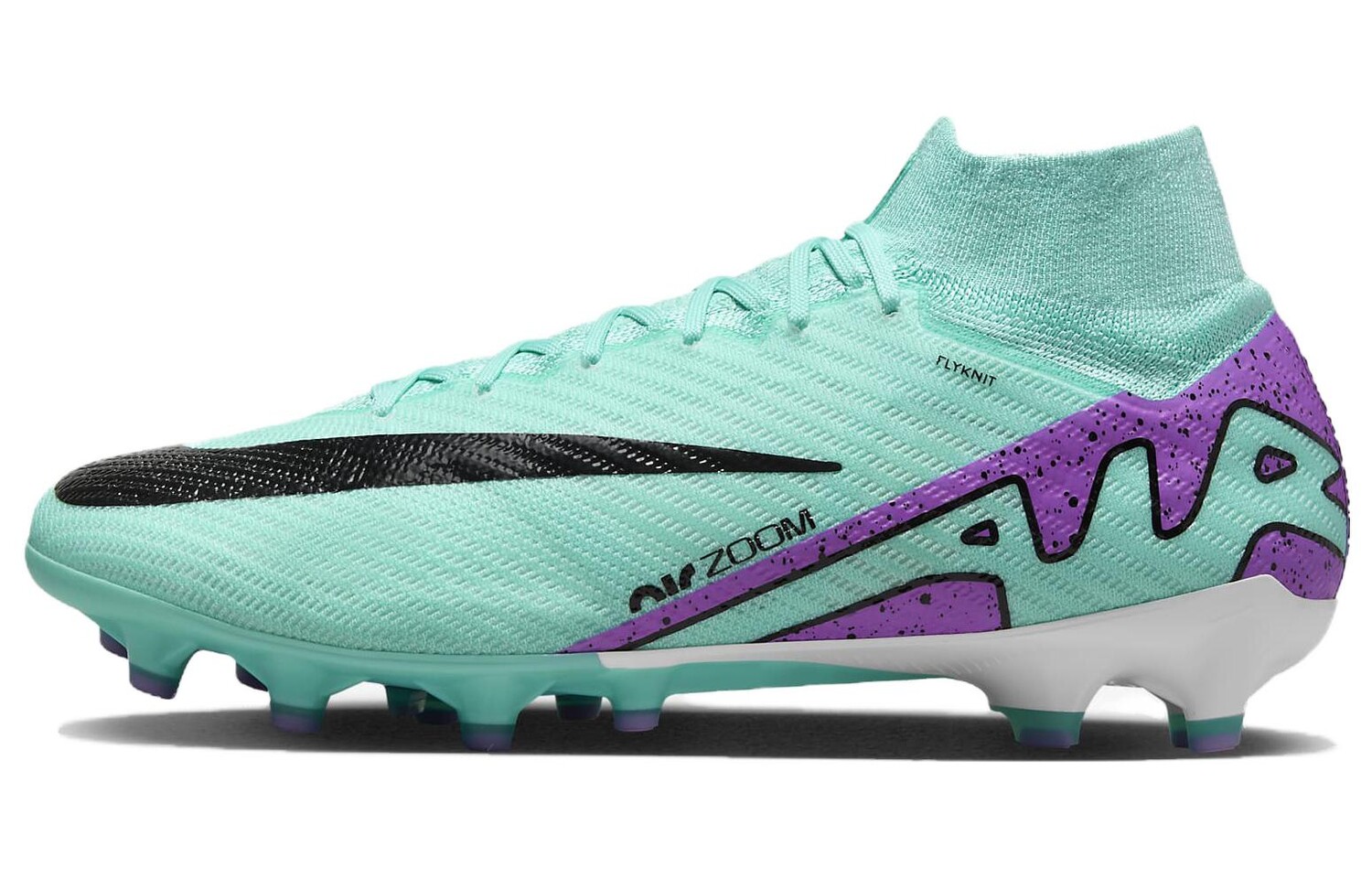 

Nike Mercurial Superfly 9 Футбольные бутсы Мужчины, Purple/Green