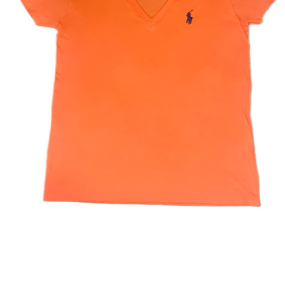 Футболка Polo Ralph Lauren V-Neck, оранжевый — фото 3