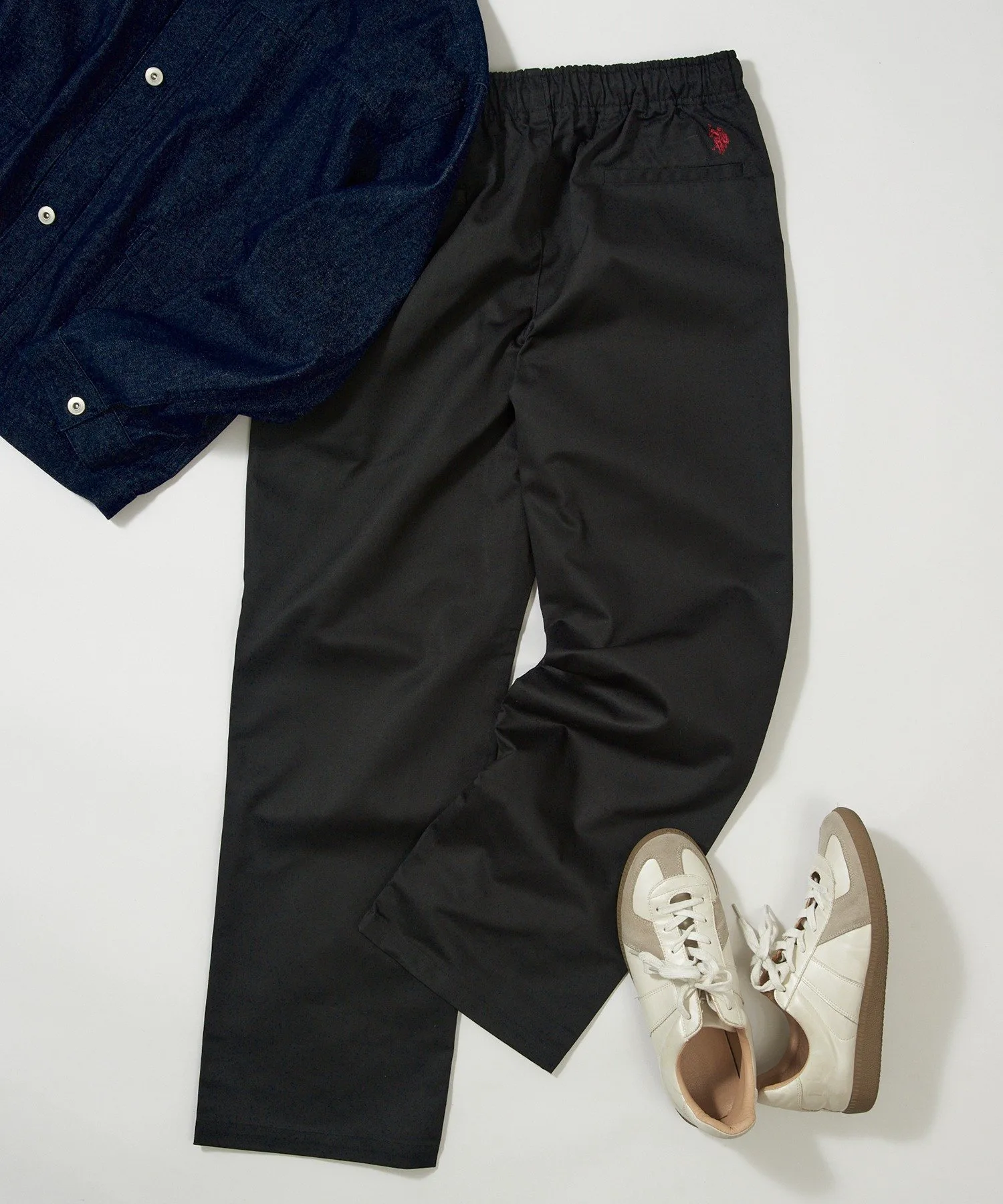 Поло-брюки из плотной саржи, модель US POLO ASSN./90-е годы. U.S. Polo Assn., BLK