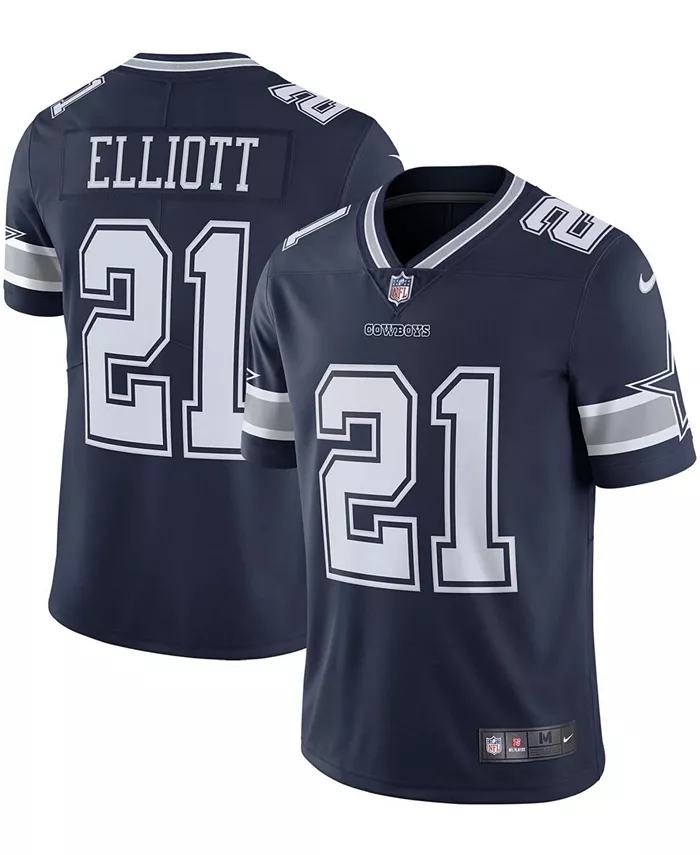 

Мужская альтернативная ограниченная джерси Dallas Cowboys Vapor Изекиль Эллиотт Nike, мультиколор