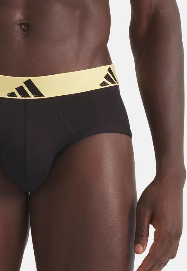 Трусы Adidas Sportswear 3Er pack active flex slip briefs, черный светло-серый — фото 4