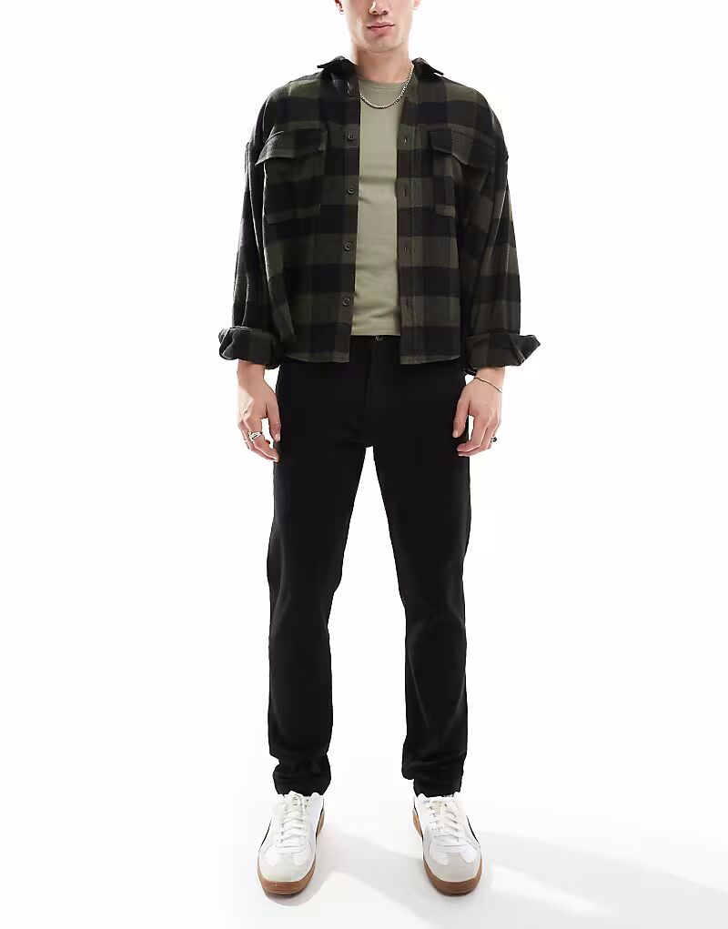 

Джинсы DTT stretch slim fit черного цвета