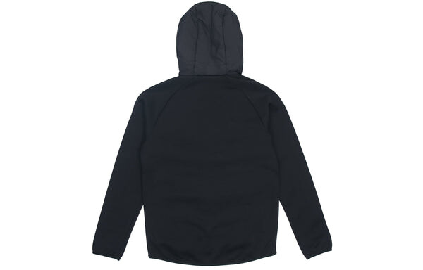 Пуховик adidas neo M Dwn Hybrd Jkt Splicing Sports hooded down Jacket Black, черный — фото 2