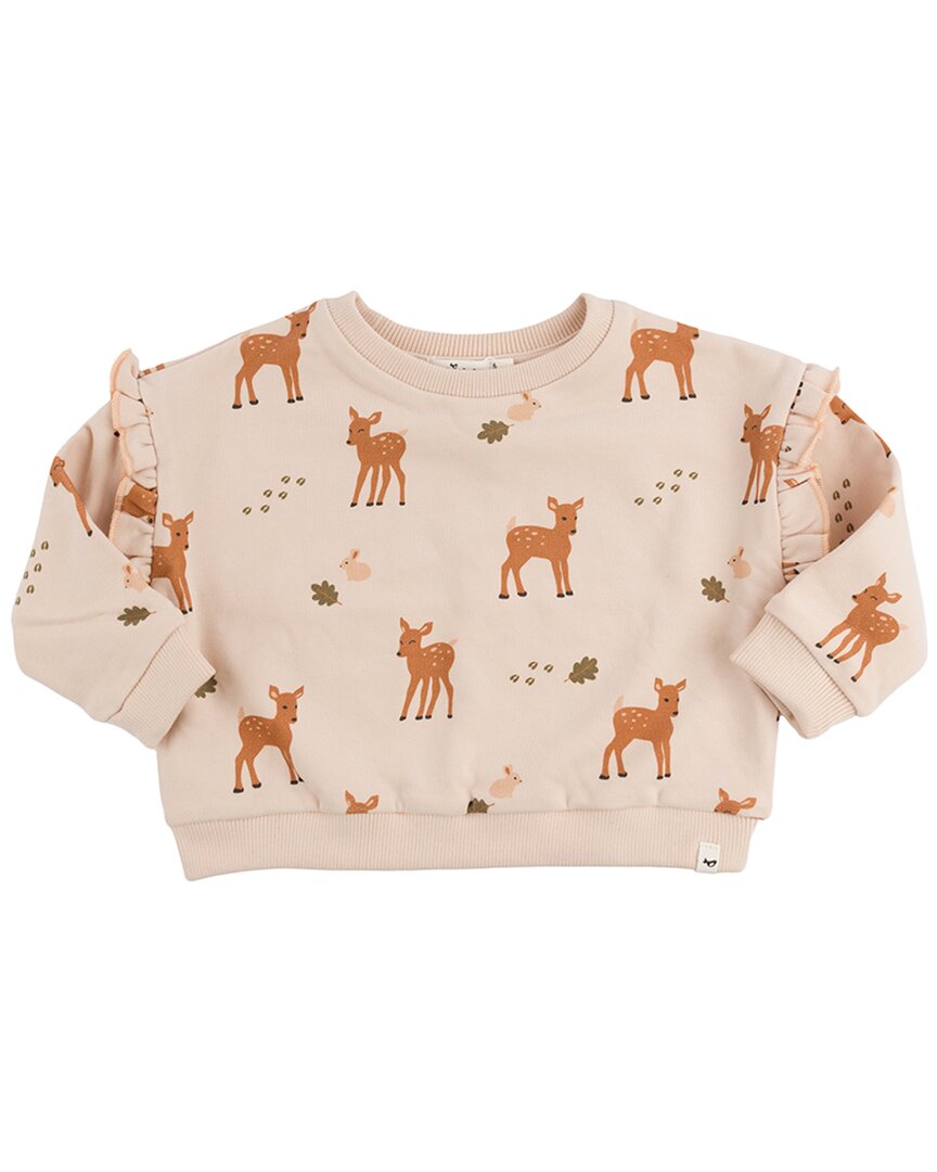 

О, детка! Толстовка с принтом оленя Oh baby!, розовый