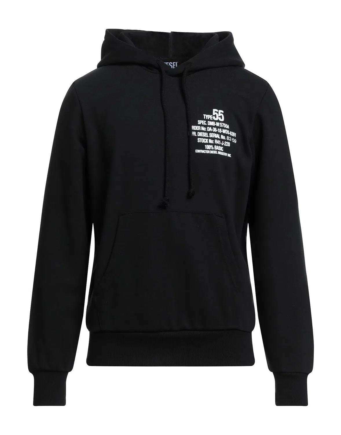 Свитшот с принтом DIESEL Black