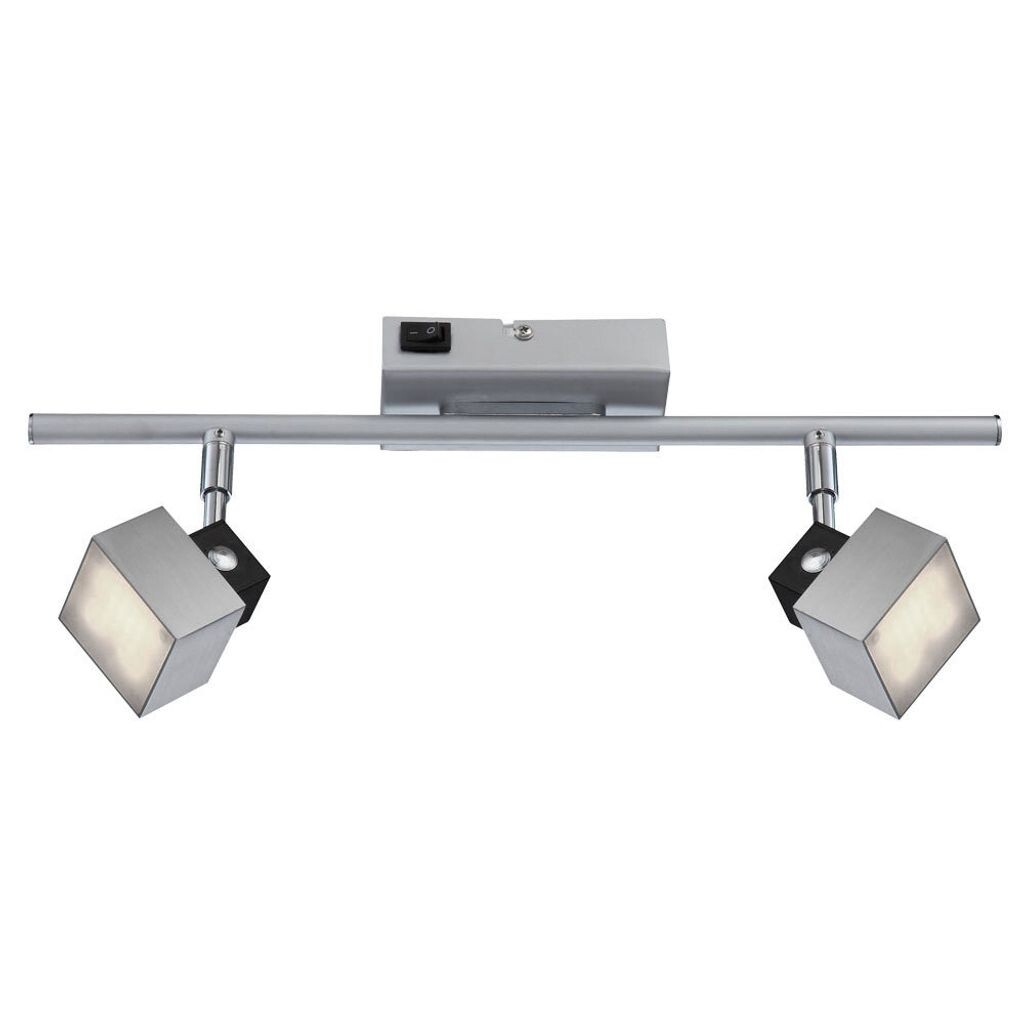 

Настенный светодиодный светильник, 2 лампочки, хром, подвижный, L 40 см Globo Lighting, серебро