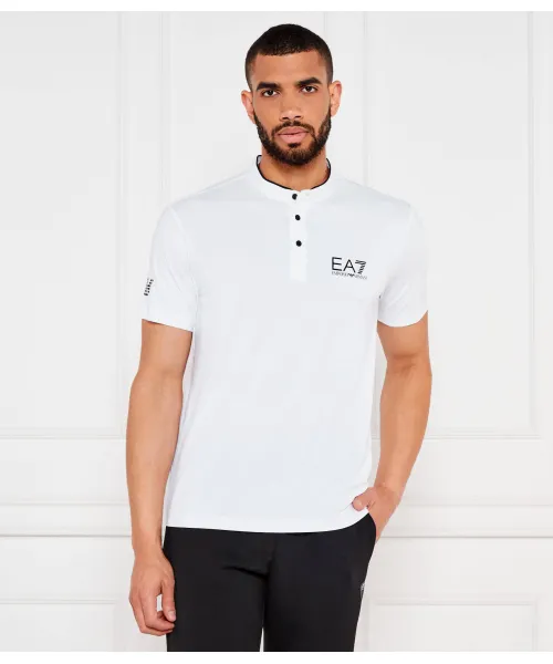 

Футболка поло Slim fit Ea7, белый