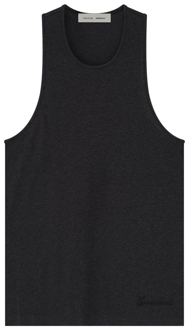 

Вышитая майка Fear of God Essentials, черный