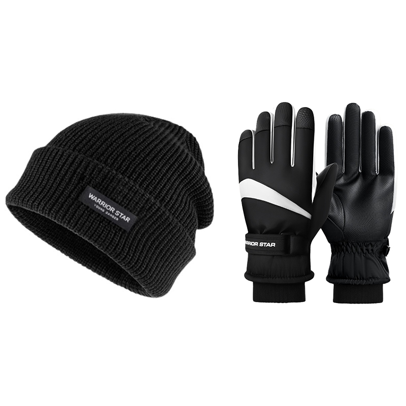 

WARRIOR Унисекс шапка бини, Winter Thermal Two-Piece Set