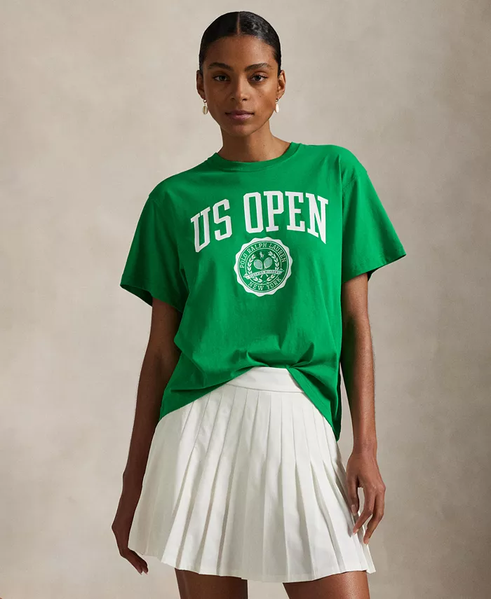 

Женская футболка с логотипом US Open Polo Ralph Lauren, зеленый