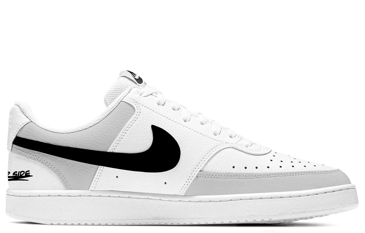 Кроссовки для скейтбординга Nike Court Vision 1 Black White — фото 4