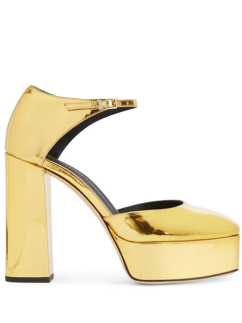 Босоножки Bebe 105 на платформе Giuseppe Zanotti, золотой