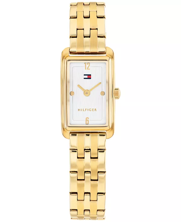 

Женские кварцевые часы с браслетом из нержавеющей стали золотистого оттенка, 16 мм Tommy Hilfiger, gold
