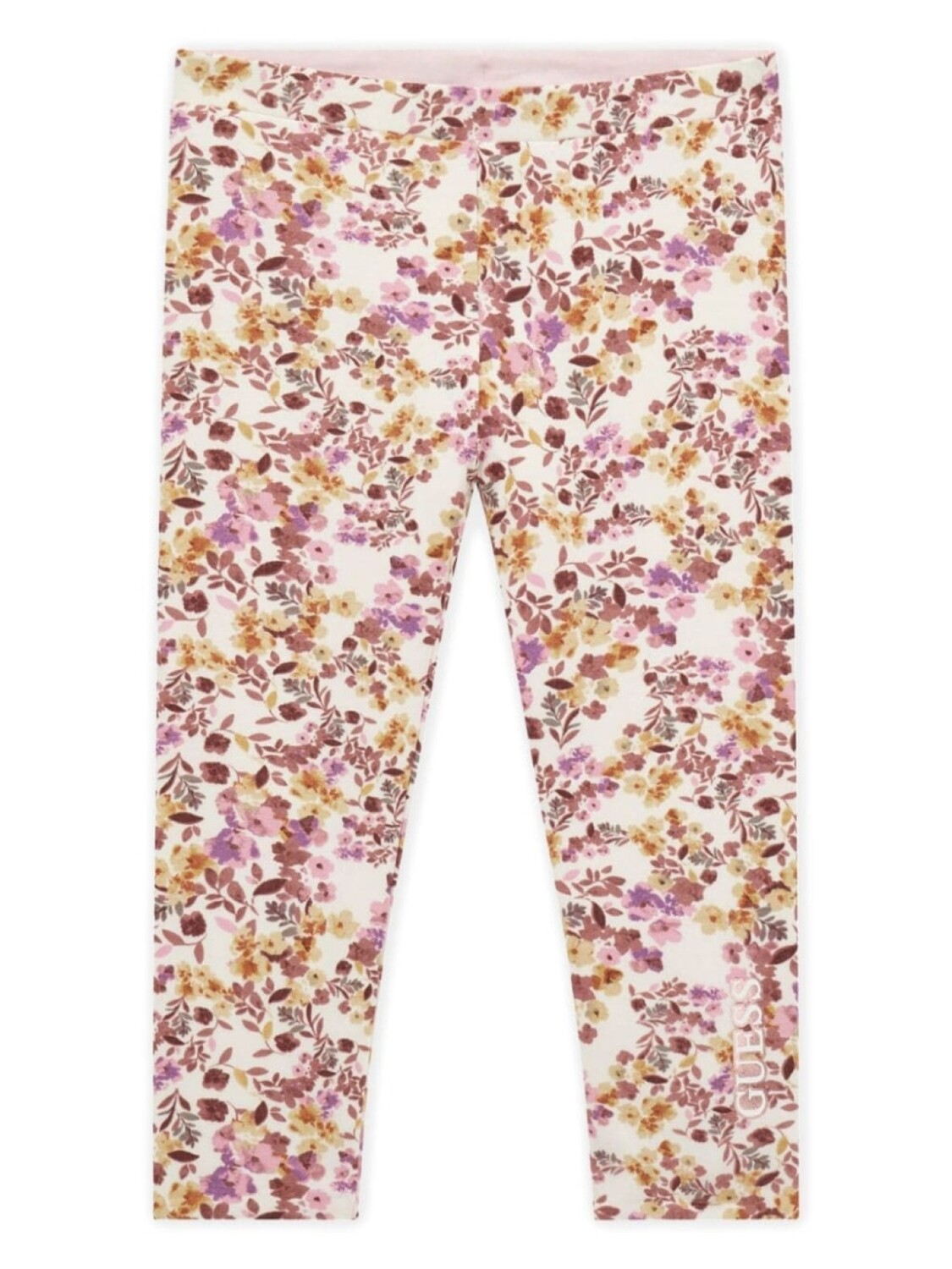 

Guess kids легинсы с цветочным принтом, розовый
