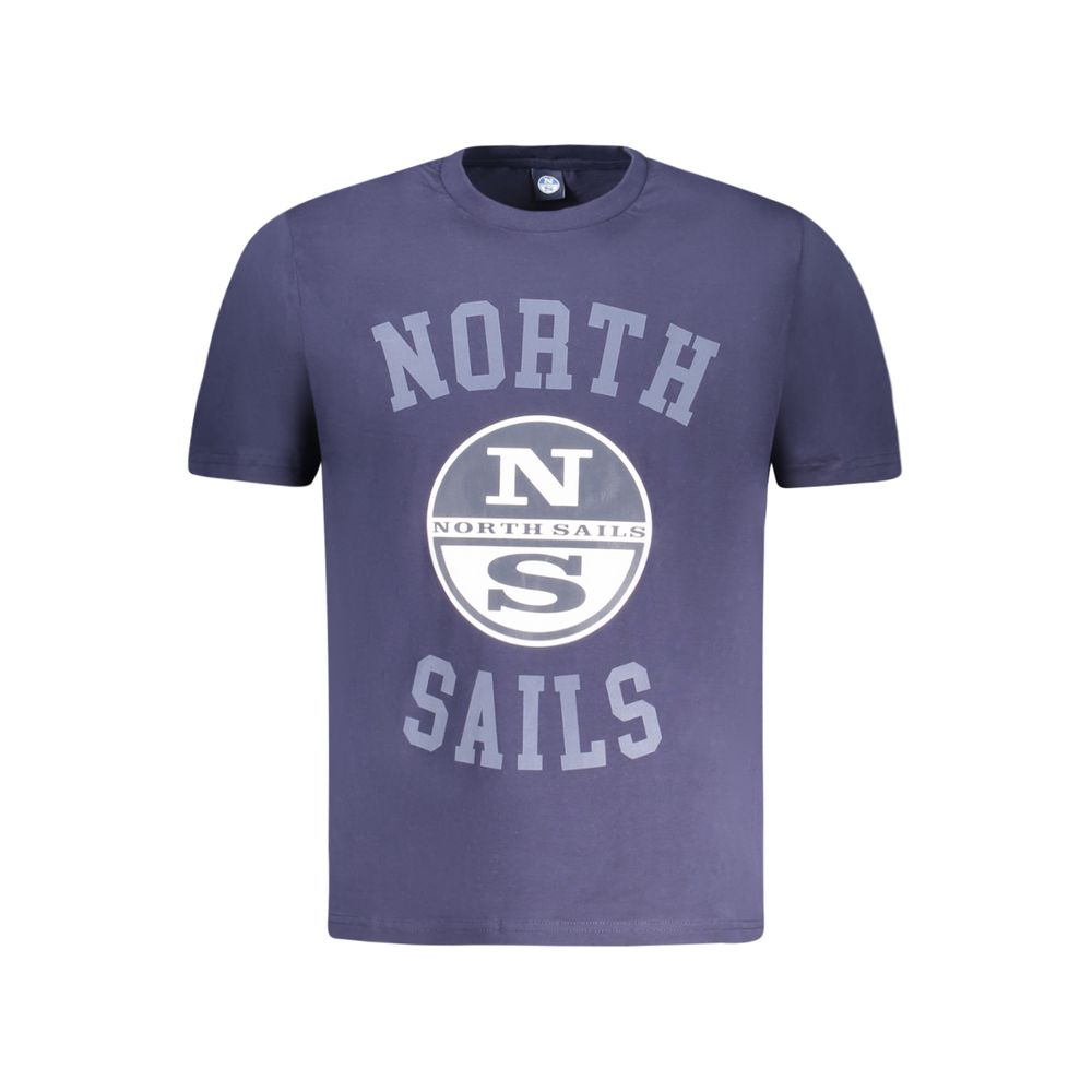 

Синяя хлопковая мужская футболка North Sails