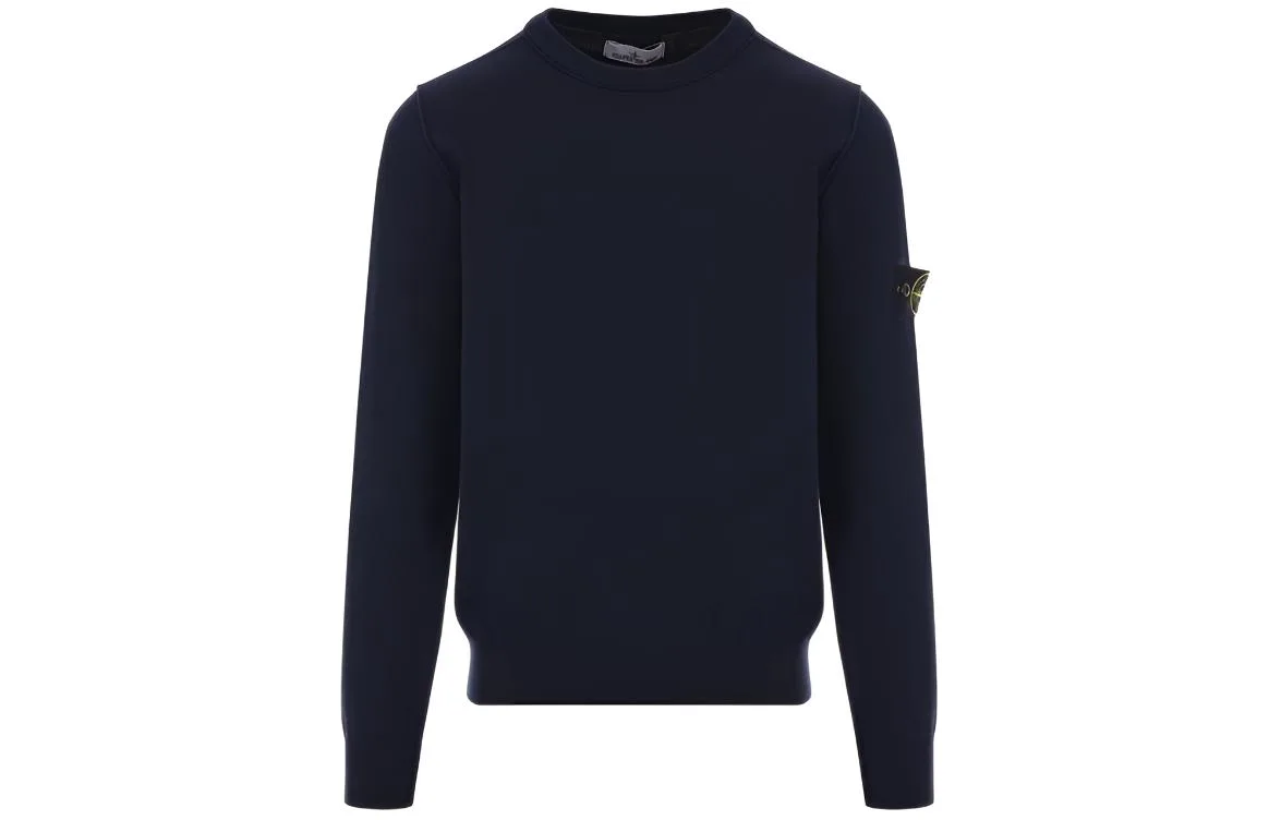 

STONE ISLAND SS24 Свитшот Men's Marine Blue, Синий, STONE ISLAND SS24 Свитшот Men's Marine Blue