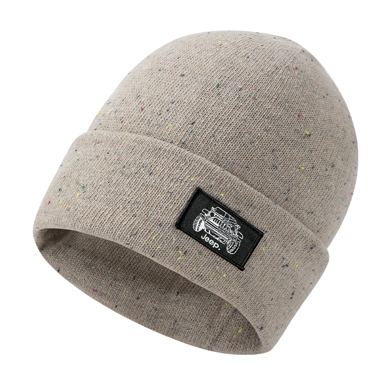 

Вязаная шапка из полиэстера Unisex Jeep, хаки
