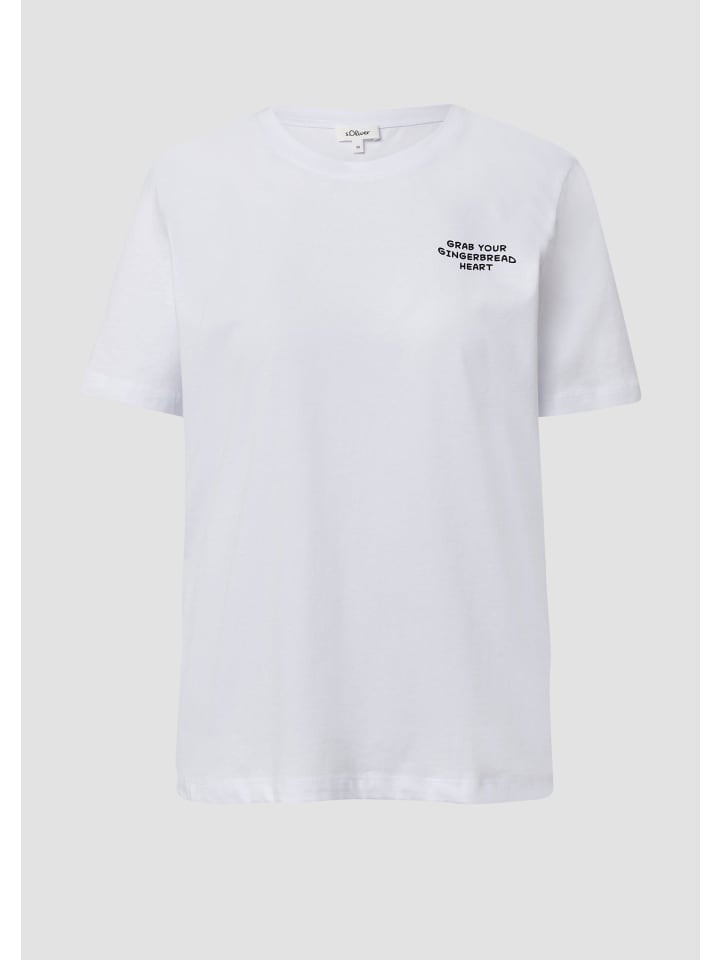 

Футболка в цвете 01D4_white s.Oliver, Белый, Футболка в цвете 01D4_white s.Oliver