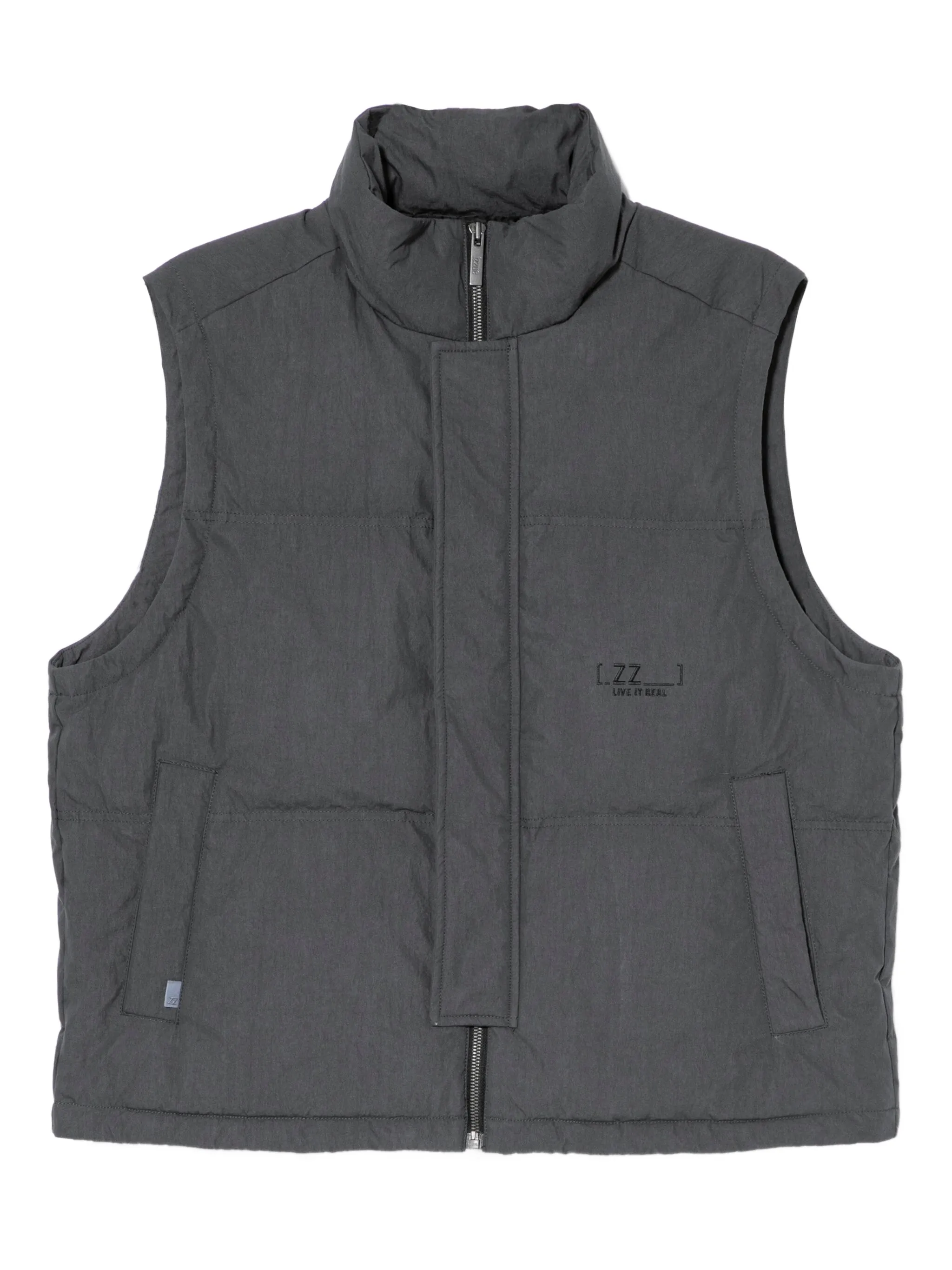 

Жилет с вышитым логотипом Izzue, серый