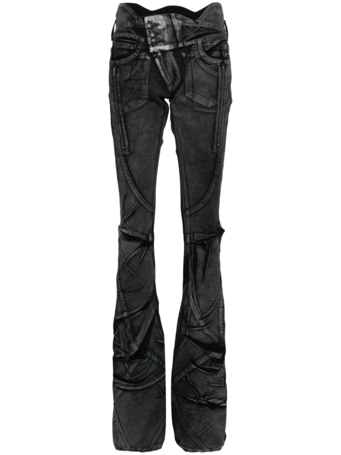 

Ottolinger джинсы скинни Big Waistband Drape, черный