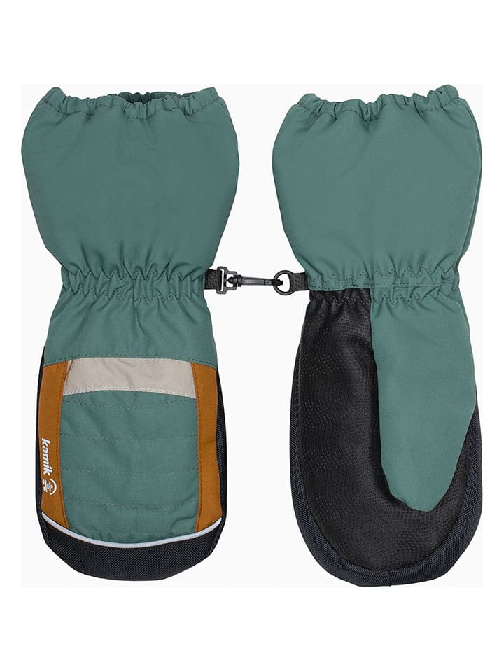 

Kamik Функциональные варежки "Рысь" зеленого цвета