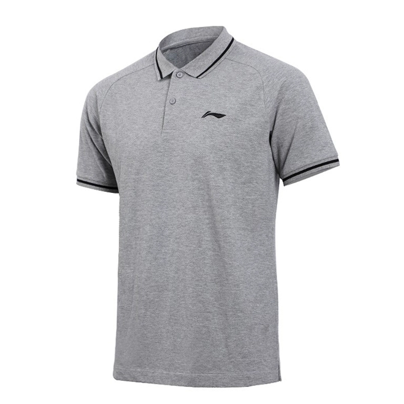 

Мужская поло LINING, светло-серый