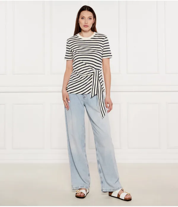 Джинсы c_slouchy плиссированные 1.0 Relaxed fit Boss Orange, синий — фото 2