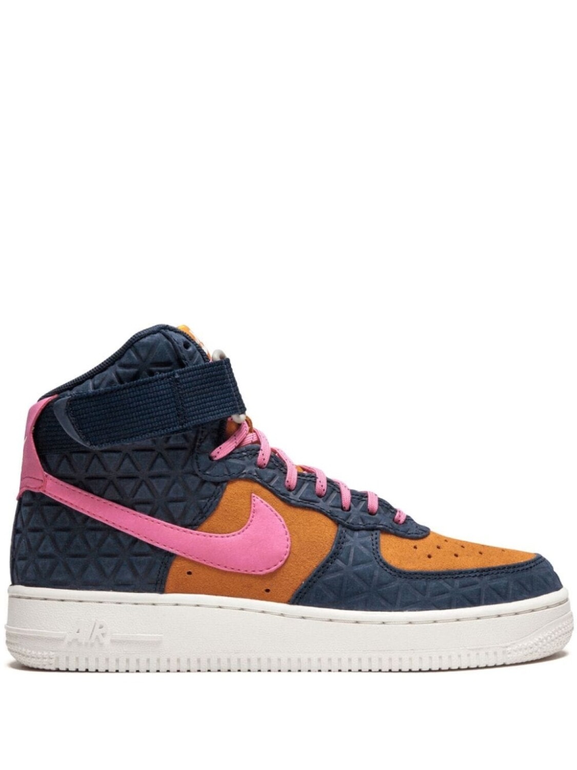 

Nike кроссовки Air Force 1 Hi PRM Suede Dynamic Pink, синий