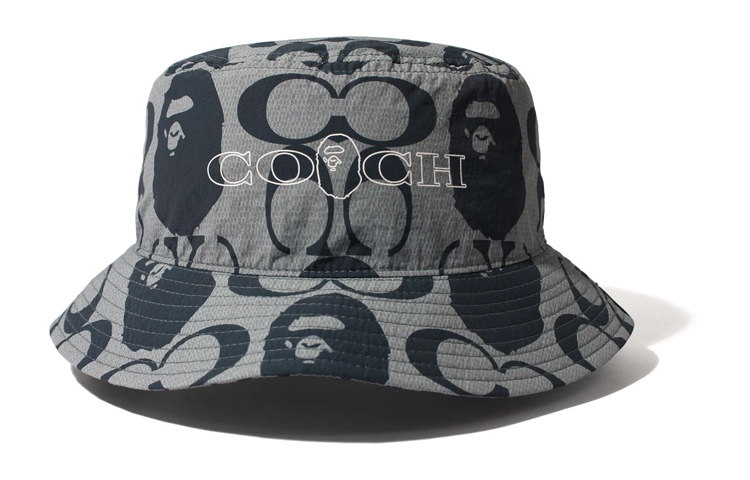 

A BATHING APE Хлопковая панама унисекс черная, Dark Blue