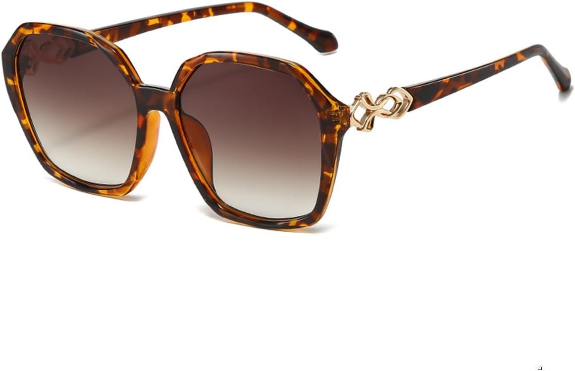 

Ретро-модные солнцезащитные очки для женщин, классические, винтажные, элегантные, большого размера, с защитой от УФ-излучения UV400, для активного отдыха VFDHN, Tortoise Brown