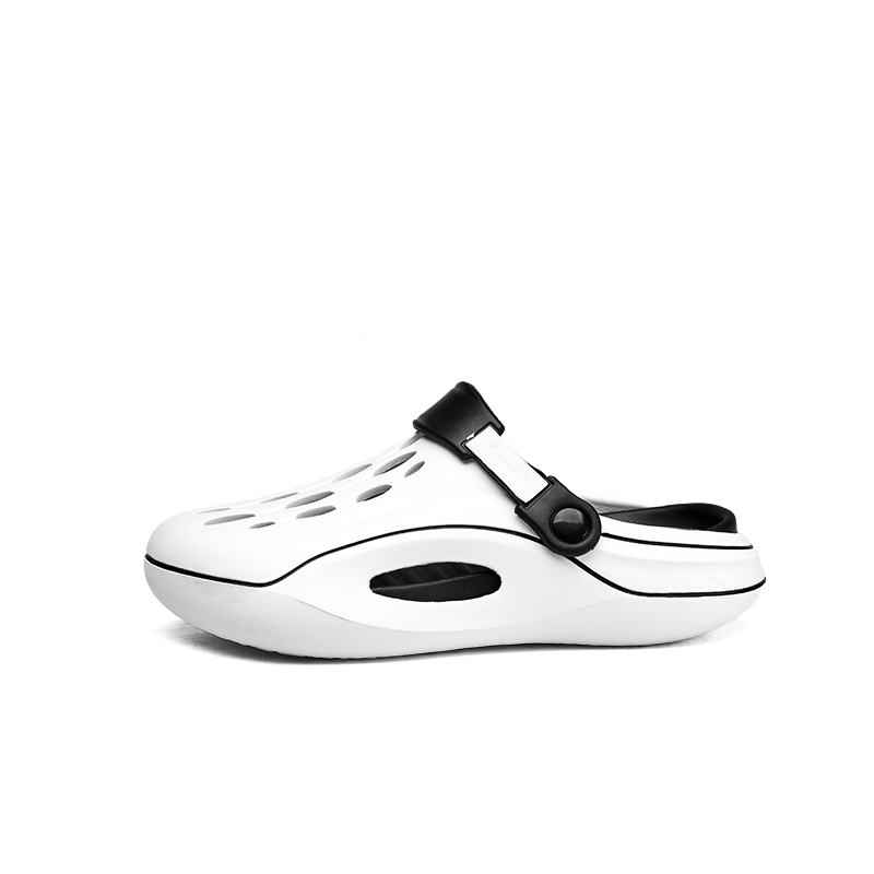 

CariteSport Клоги унисекс бело-черные, цвет White Black