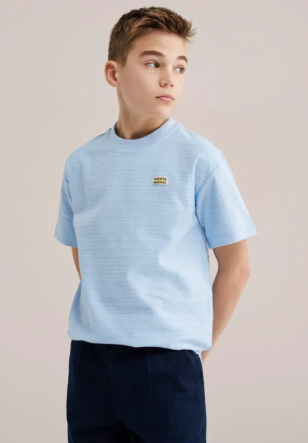 Футболка с принтом We Fashion, Light Blue — фото 2