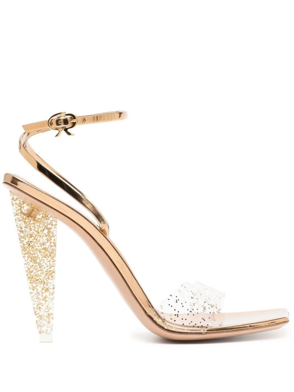 

Gianvito Rossi туфли Odyssey 111 с блестками, золотистый
