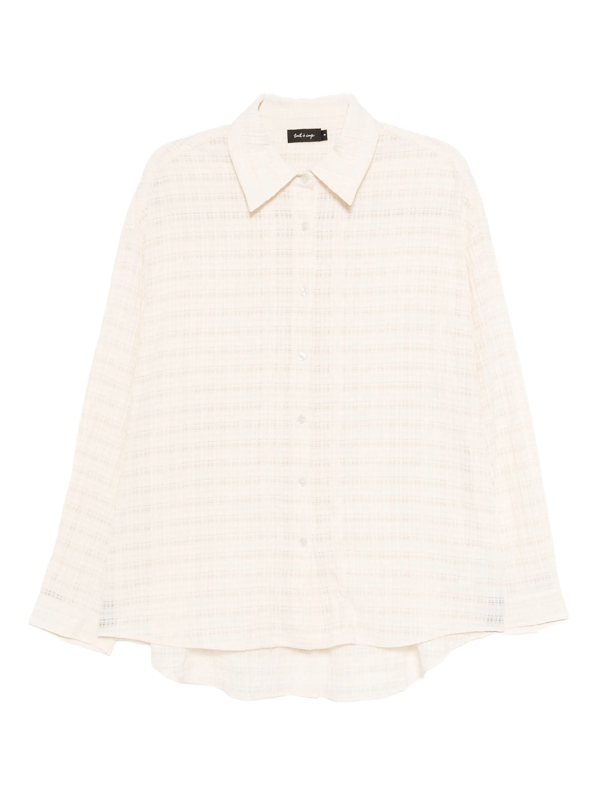 

Рубашка в клетку Tout A Coup, нейтральный