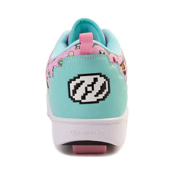 Кеды Heelys x Minecraft Pro 20 Skate Shoe, цвет Pink/Aqua — фото 4