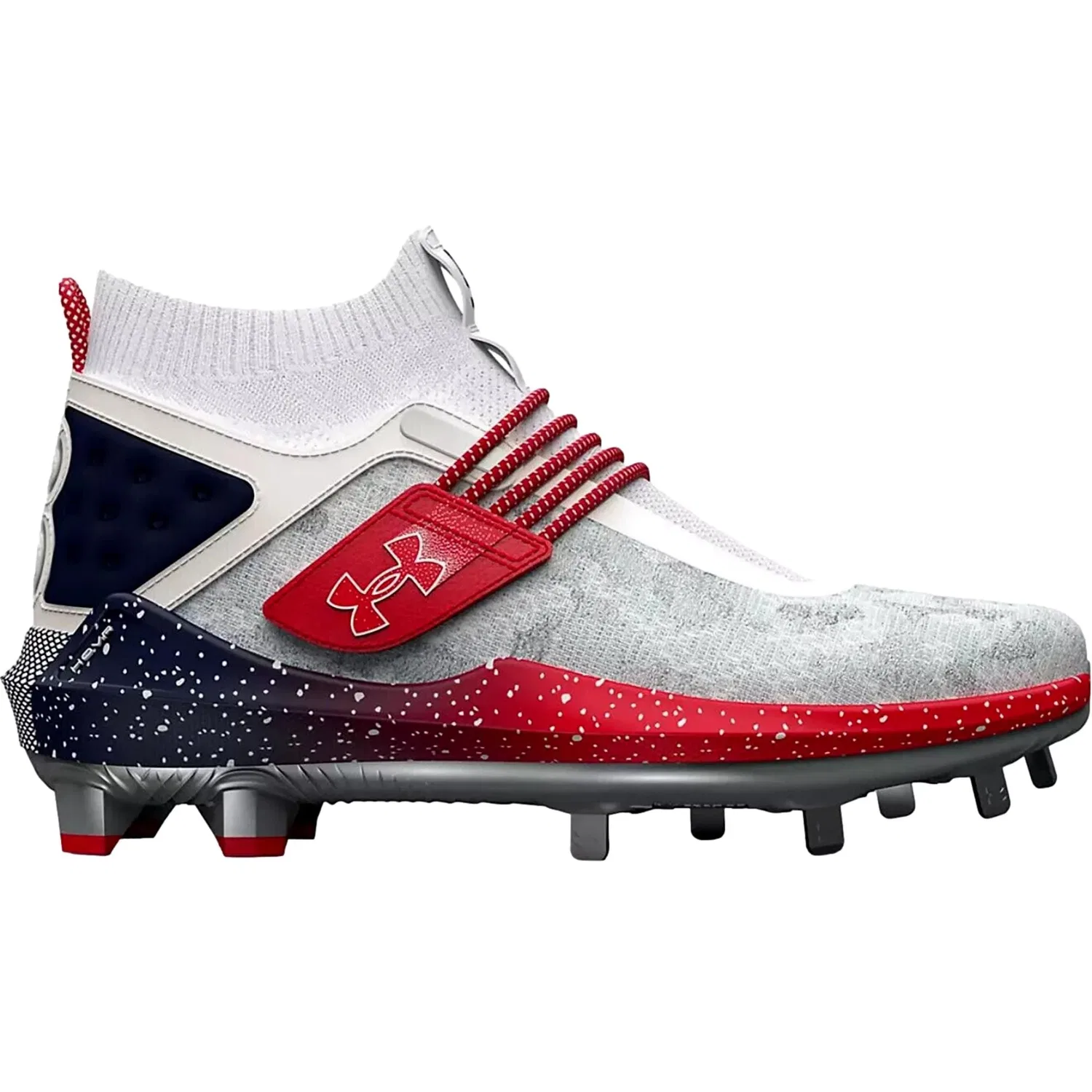 Under Armour Мужские кроссовки UnderArmour Harper 8 Low USA ST, белые/темно-синие