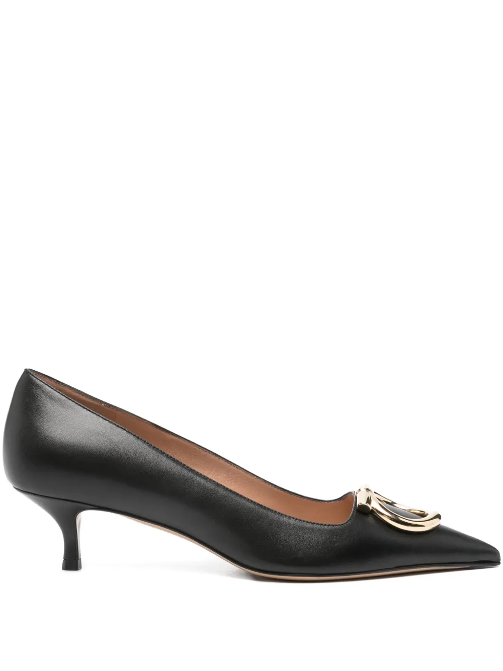 Туфли Maxi Gancini 40 Ferragamo, черный