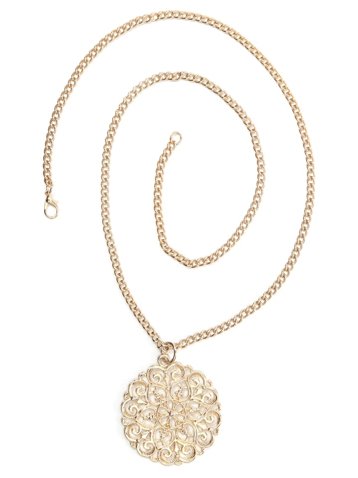 

Collezione alessandro Длинное золотое колье "Делия"