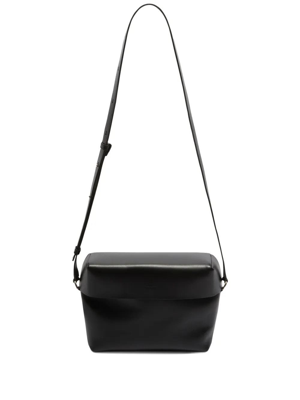 

Сумка через плечо с тисненым логотипом JIL SANDER, черный