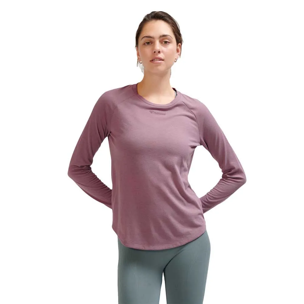 

Футболка Hummel Vanja long sleeve, фиолетовый