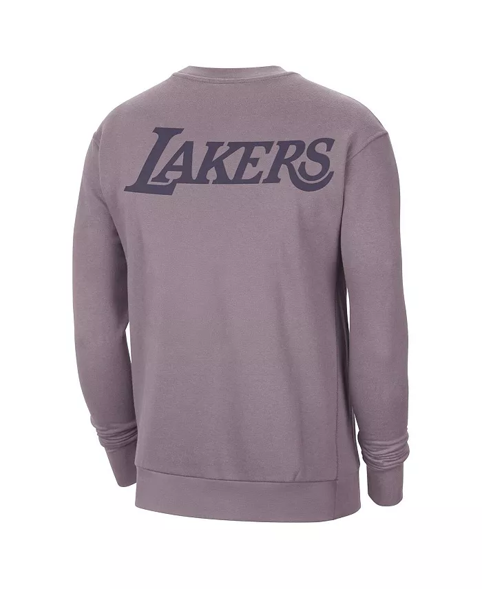 Мужской фиолетовый тяжелый толстовка Los Angeles Lakers Courtside Statement Edition Jordan — фото 3